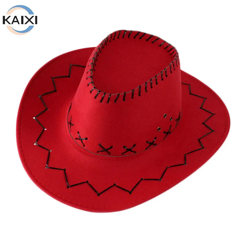 Custom Size Design Retro Cowboy Hat Sunshade Wide Brim Fedora Hat for Adults for Outdoor Travel Beach Party