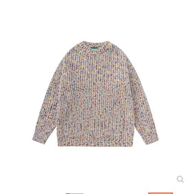 KGYA Custom LOGO Men Sweater Jacquard Knitwear Pullover Crew Neck Knit Top Long Sleeve Winter Men Knitted Sweater
