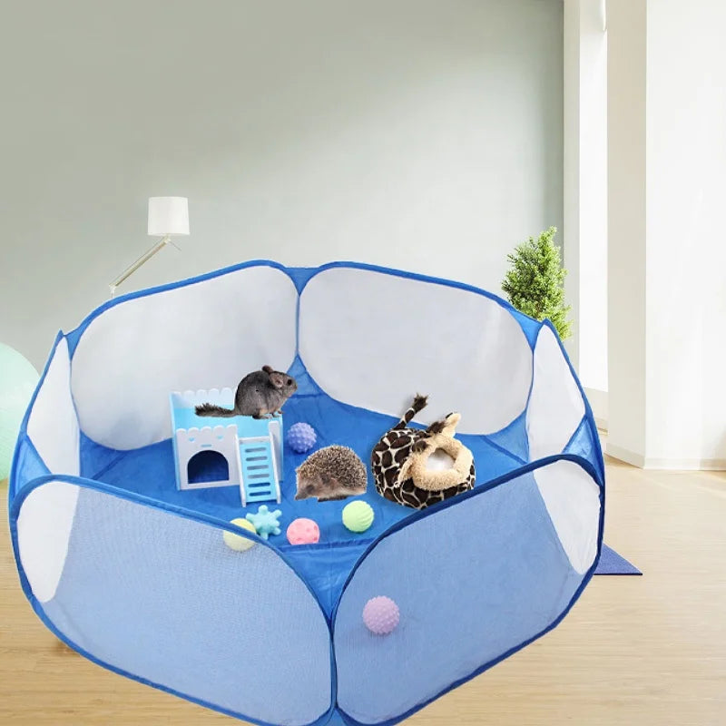 Wholesale Manufacturers' Oxford Foldable Steel Wire Pet Playpen Tent for Cats Pop Closure Tree Hole Shape Indoor/Outdoor Use