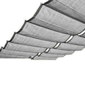 Thicken Grey Color Home Courtyard Pavilion Terrace Screen Sun Room Canopy Cloth Swimming Pool Car Telescopic Wave Sun Shade Net
