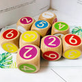 Customizable Wooden Dice for Role Playing Games Funny Gifts 8mm 10mm 12mm 15mm 20mm 25mm 30mm Sizes Square Corporate Giveaways