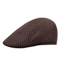 New Casual Retro Fashion Plain Summer Breathable Cool Mesh Newsboy Beret Flat Caps Duckbill Ivy  Hats