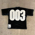 Boxy Oversized Tshirt Distressed Embroidery CustomPatch Embroidery Distressed Tee T ShirtDistressed Vintage Cropped T-Shirts