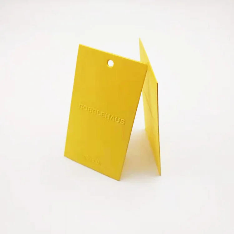 Eco Friendly Swig Tags Logo Recycle Cardboard Kraft Paper Custom Clothing Tag