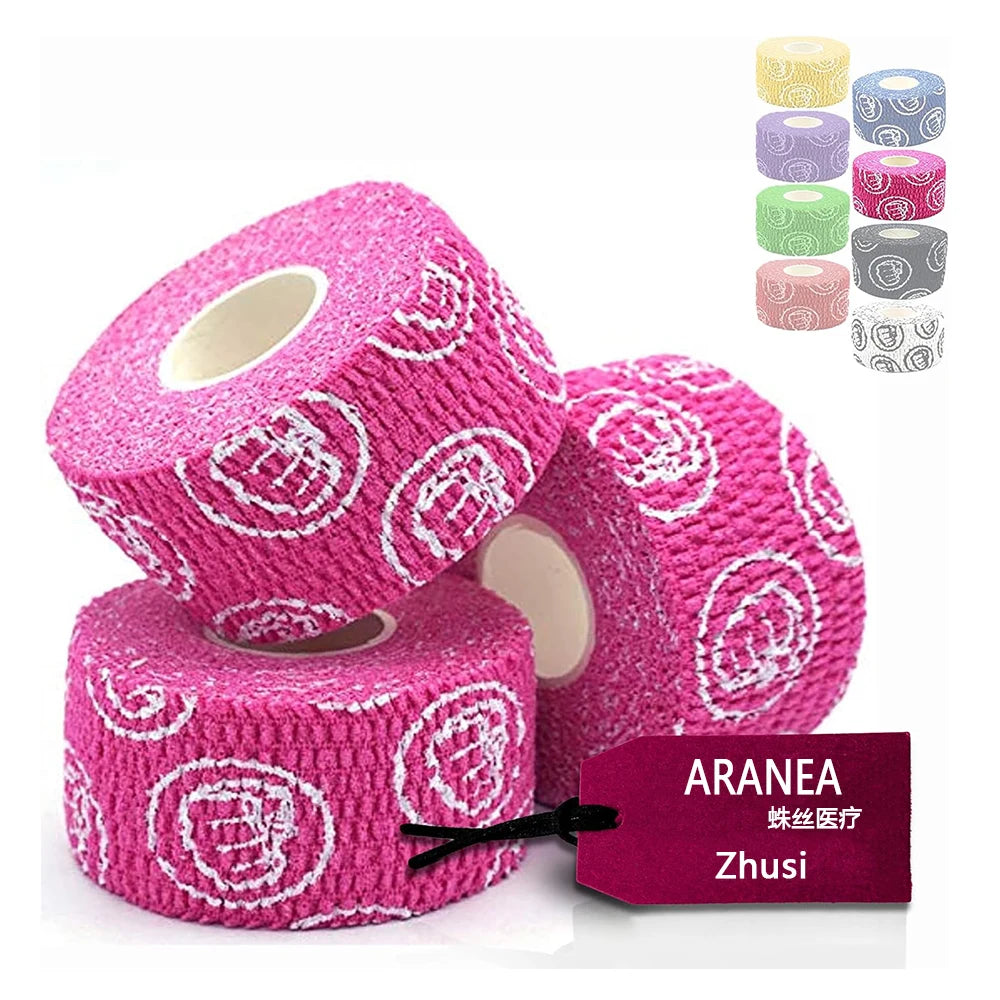 Sports Cotton Light Stretch Medical Adhesive Eab Tape Thumb with Hook Grips Athletes Love Weightlifting Breathable Unisex