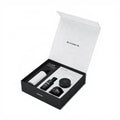 Custom Designs Paper Cardboard Face Cream Cosmetic Bottles Set with EVA Foam Insert Magnetic Skincare Packaging Box