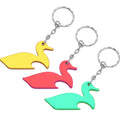 HXY Promotional Simple Good Cheap Engraved Aluminum Duck Bottle Opener Aluminum Alloy Keychain Beer Opener for Gifts