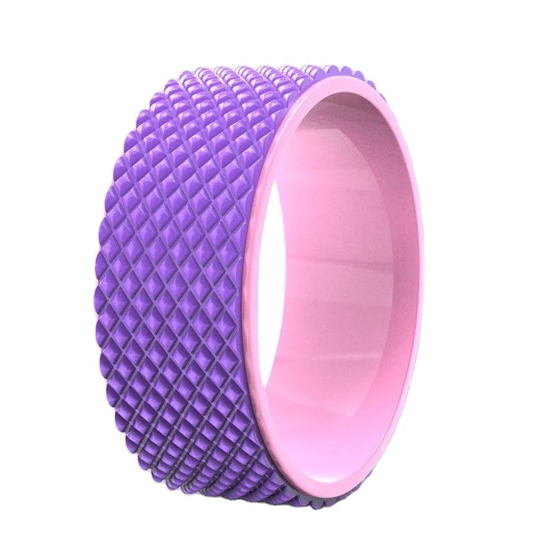 Eco-friendly Ollas Pilates Yoga Wheel Equipment 3 Color Options with ABS and EVA Materials MegaBDM
