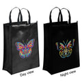 SONGWOO Hot Sale butterfly Head Diamond Embroidery Crystal Rhinestone Luminous Diamond Painting Eco-Friendly Shopping Bag Crafts
