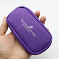 Youngliving Essential Oils Bottle Keychain case for 10 Vials 1- 2ml Bottles makeup Bag