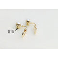 Triangle Engrafted Pearl with Hanging Without Piercing Clip Accessories Wholesale