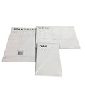 Custom A5 Trapezoid Shape Portable Note Pad CMYK 4 Color Offset Printing Custom Logo Custom Design Cornstarch Paper Mailer Boxes