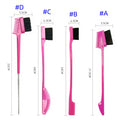 Wholesale Cheap Bulk Hair Style Comb Brush Tools Edge Control Brush 3 in 1 Edge Brush