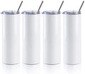 20oz 30oz Stainless Steel Tumbler Straight Double Wall Coffee Cup Vacuum Insulated Skinny Cup for Sublimation