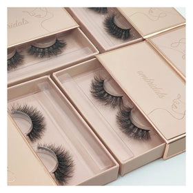 Private Label Beauty Natural Eyelashes 3D False Lashes Wholesale Faux Mink Lashes