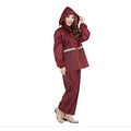 Cheap Polyester 3M Waterproof Antistatic All-Season Rainwear Raincoat Suit with Customizable OEM Logo for Adult