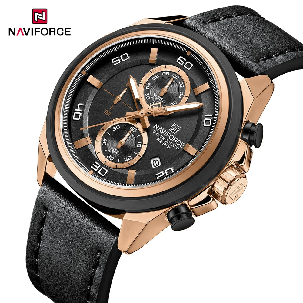 New NAVIFORCE 8075 Montre Pour Homme Sports Quartz Watch Factories Manufacturer Original High End Reloj De Hombre Custom Dial