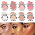 Professional Grade Makeup Highlighter Palette Glow & Shine Vegan Cruelty-Free Makeup Shimmer Highlighter Powder