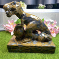 Wholesale Crystal Carving Gemstone Sculpture Shanhuang Jade Dinosaur for Decoration
