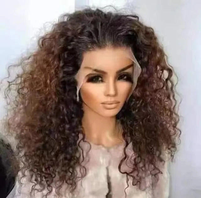 Meikeiko Brazilian Deep Wave Lace Front Wig Pre-plucked Transparent 13x4 Lace Front Wig Remy Curly Human Hair Lace Wigs
