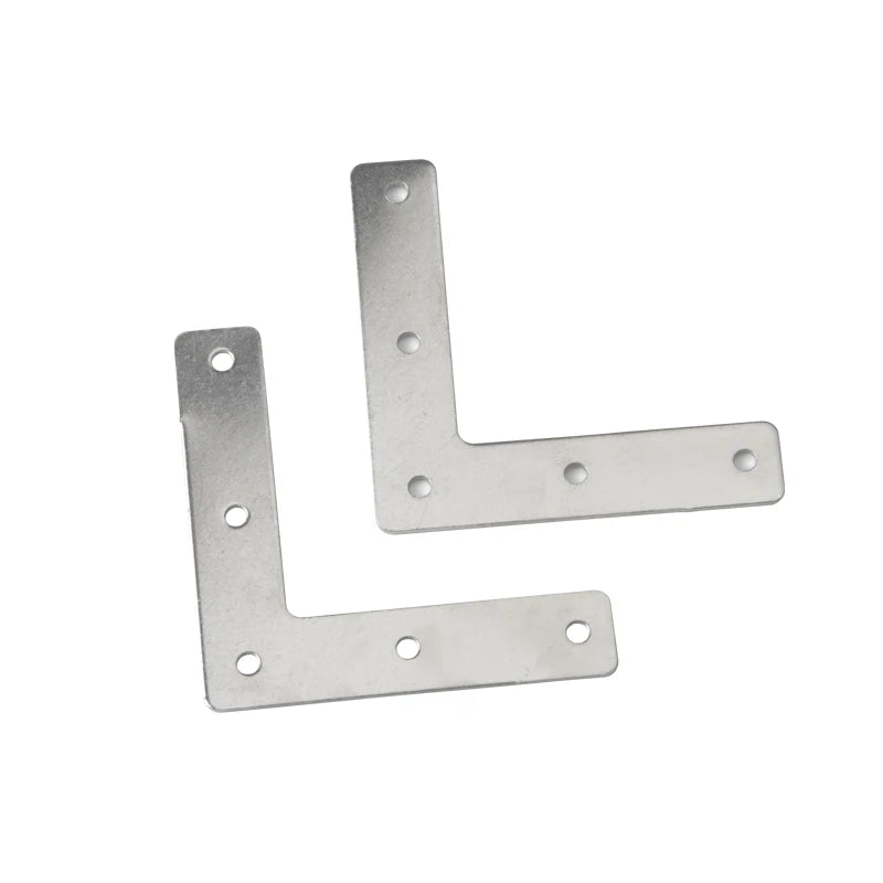 L Shape Iron Right Angle Corner Connector Silver Carton Packed Sturdy Photo Frame Fastening Accessories