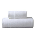 Hot Sale Dobby Bordered Bordered Pure Cotton Bathroom Towel Kit Plain Dyed Oversized Towel for Hotel Home Textile