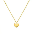 Ivanda New Stainless Steel 18K PVD Gold Plated Heart Claw Setting Hook Pendant Link Chain Necklace