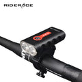 RIDERACE 1200 Lumen Light Set MTB Headlight 5 Modes LED Front Light Bicycle Lantern USB Chargeable IP65 Waterproof Cycling Lamp