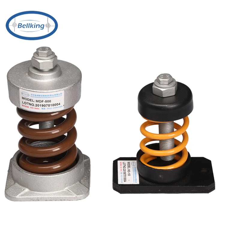Industrial-Style Galvanized Steel Free Standing Spring Mount Anti-Vibration Isolator for Pumps ISO9001 Certified 1 Year Warranty MegaBDM