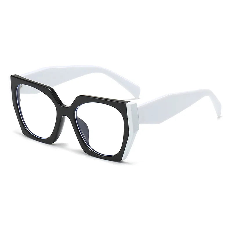 2024 Ready to Ship TR90 Computer Glasses Black and White Cheap Anti Blue Light Glasses for Men
