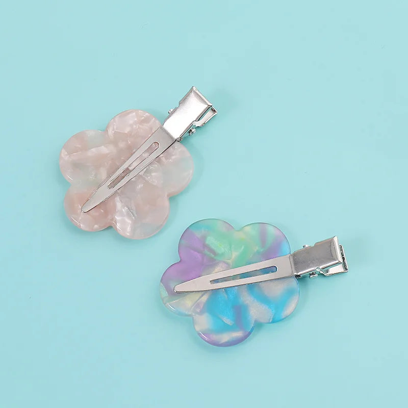 Midairy Factory Wholesale OEM ODM Flower Shaped None Crease Clips for Ladies Girls Daily Use Hair Accessories 4651