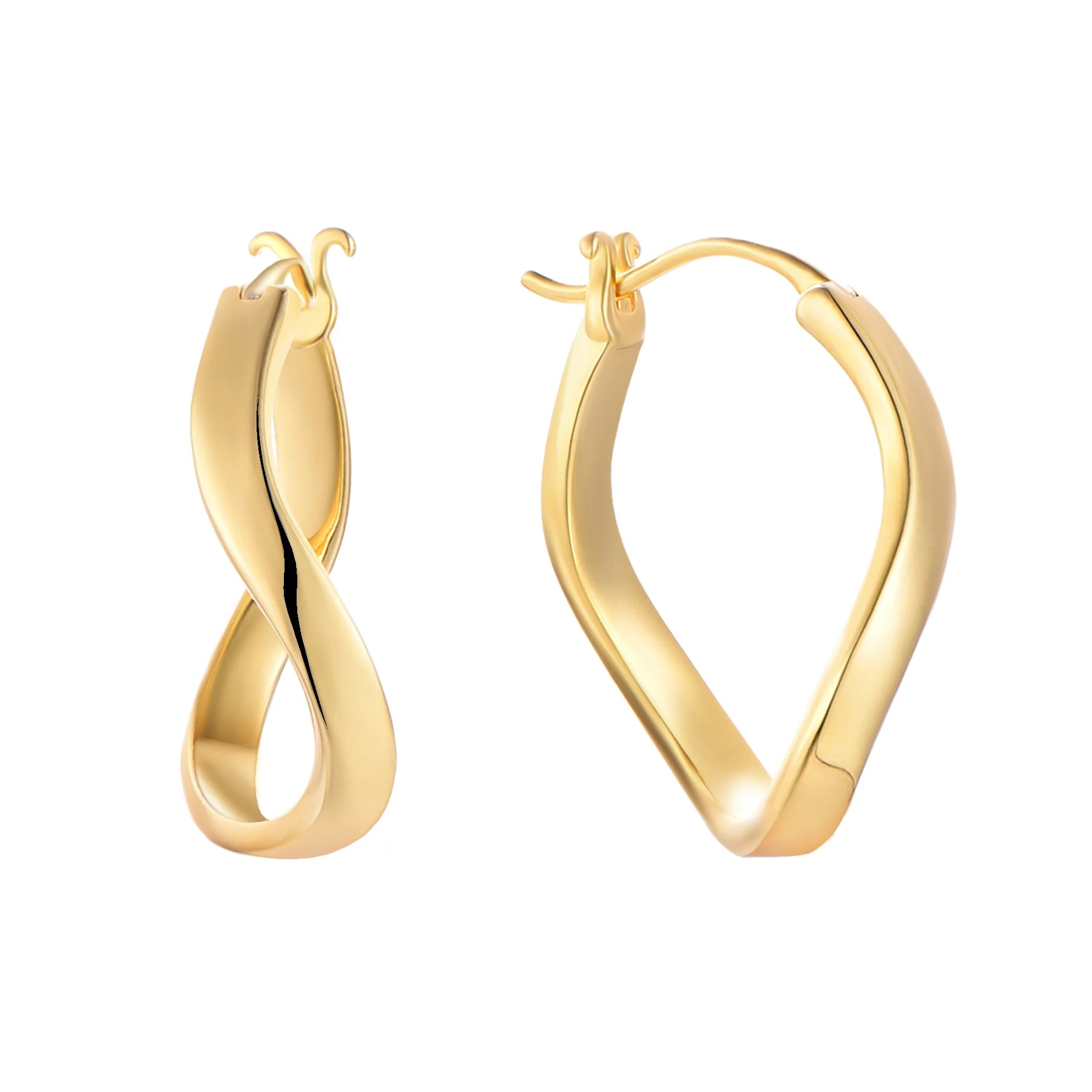 Real Sterling Silver 925 Wholesale Fashion Hoop Trendy Icoin Hypoallergenic Hoop Stirling Silver Earrings Silver