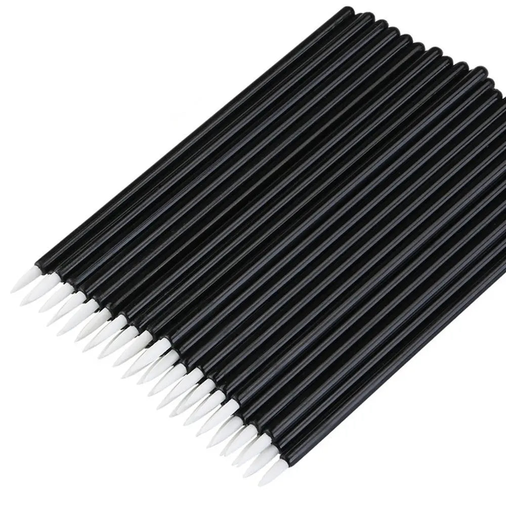 50pcs Professional Beauty Makeup Eyeliner Brushes Fine Nylon Hair Make up Brush Disposable Fiber Eyeliner Brushes
