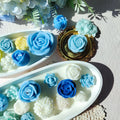 7 Cavity 3d Peony Bloom Flower Handmade Soap Mold Diy Cactus Succulent Plant Flower Atmosphere Wax Scented Candle Silicone Mold