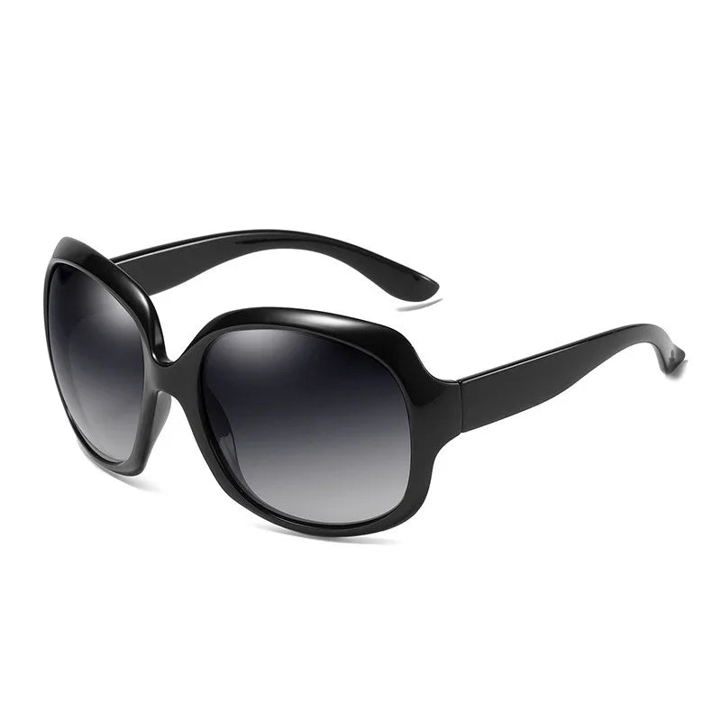 2022 New Women's Vintage Sunglasses Polarized Big Frame Shades with TAC Lenses