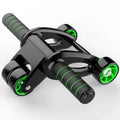 CW ABW007 Home Workout 4 Wheel Foldable  Abdominal Back Arms Abdominal Rollers Exercise Wheel with Knee Mat