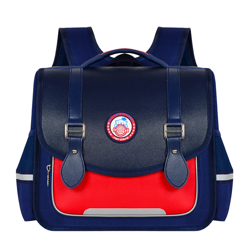 Fashion Spine Care  School Students 1-6 Grade Children's Horizontal Version of the Double Shoulder Schoolbags