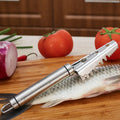 304 Stainless Steel Triangular Sawtooth Thickened Multi-Functional Kitchen Fish Scale Scraper Planer Dishwasher Safe Utensil