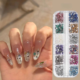 Multi Shapes Wholesale Nail Art DIY Decoration Accessories Stones Bow Butterfly Pearl Jewelry Diamond HOT SALE