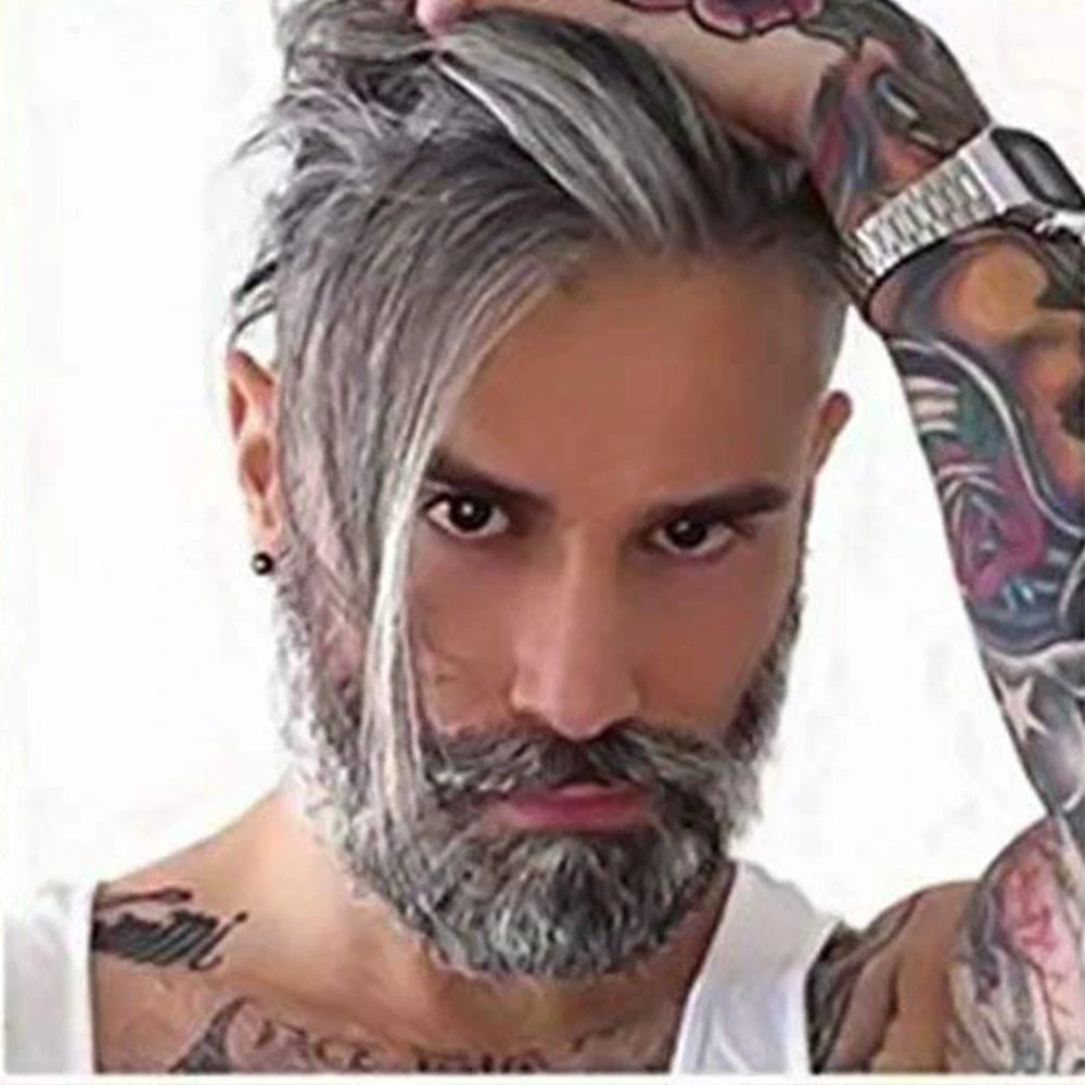 Men's Toupee  Touch Remy Human Hair Replacement System Hair Pieces for Men Swiss Lace Hair Men