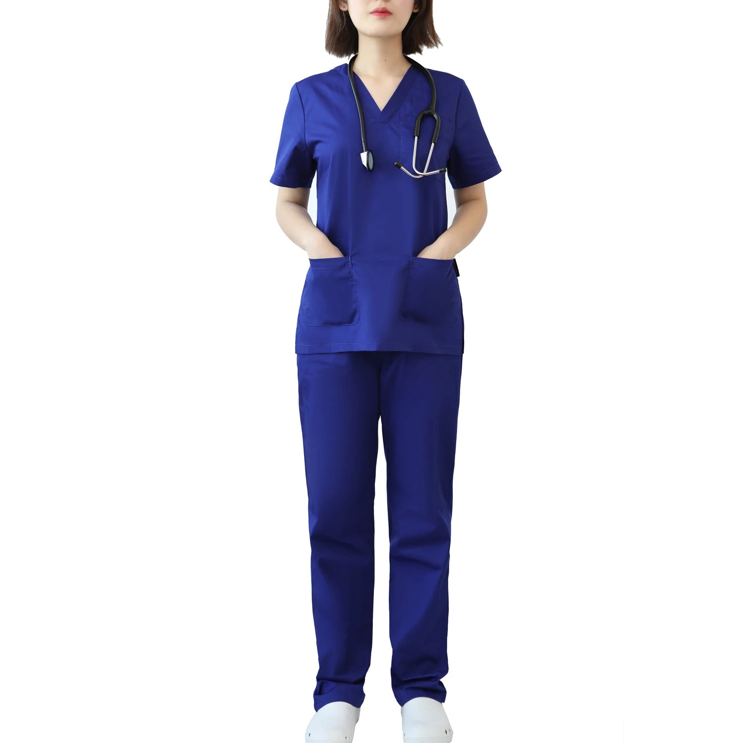 Top Quality Nurses Hospital Uniforms Nursing Best-selling Breathable Scrubs Suit Uniforms Jogger Women Scrub Sets Uniform