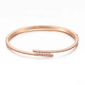 Rhinestone Bracelets Bangles Rhodium/Gold Plated Zircon Women's Gift Party for Daily Use