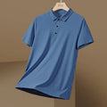 2026 Seamless Summer Men's Short Sleeve T-shirt Lapel T-shirt POLO Shirt