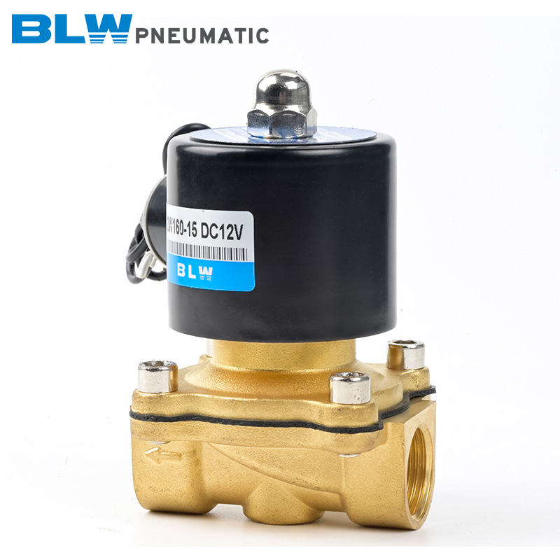 Best Price BLW PNEUMATIC AC/DC 36V/12V/24V Solenoid Valve Water Two Way Control Valve 2W025-08 220V/110V/380V Brass