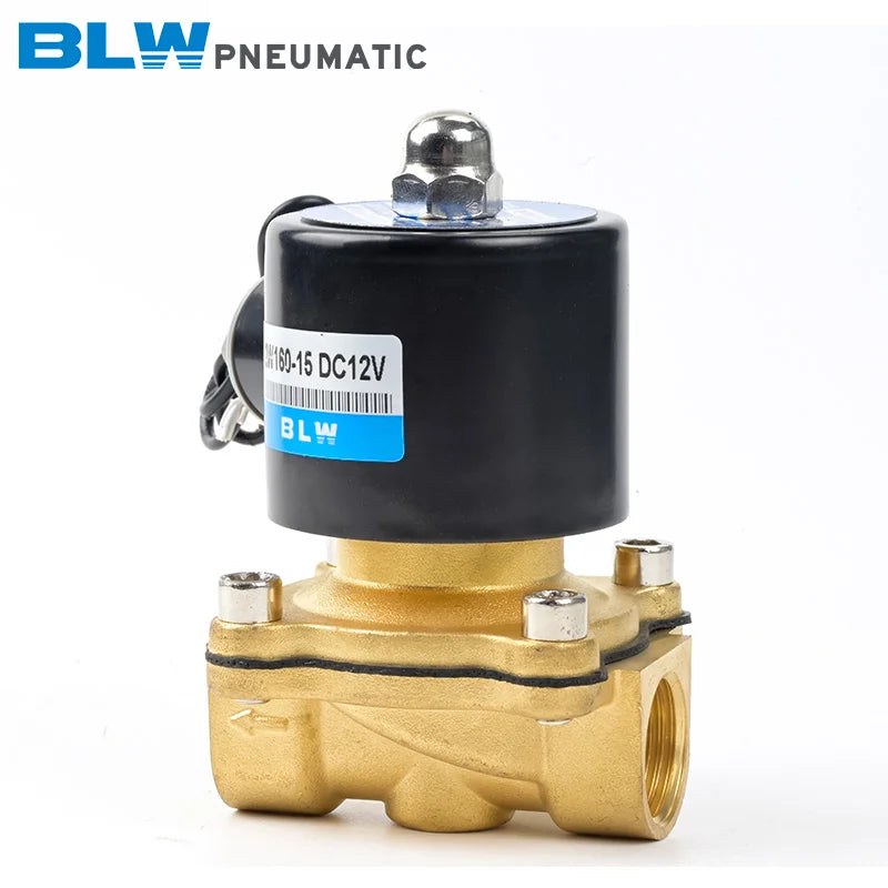 Best Price BLW PNEUMATIC AC/DC 36V/12V/24V Solenoid Valve Water Two Way Control Valve 2W025-08 220V/110V/380V Brass