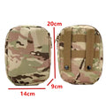 Tactical Nylon EDC Pouch Waterproof Camo MOLLE First Aid Kit EMT Utility Sundry Bag for Outdoor Camping