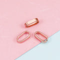 Factory Wholesale Mirror Stainless Steel Jewelry Buckle Jewelry Accessories DIY Melon Buckle Necklace Pendant Buckle Cli