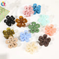 QIYUE 7cm Flower Hair Claw Clip Woman Hair Accessories