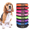 Glow Castle GC-J133 Glow Dark Pin Neoprene Design Big Reflective Nylon Custom Training Dog Collar OEM/ODM Available
