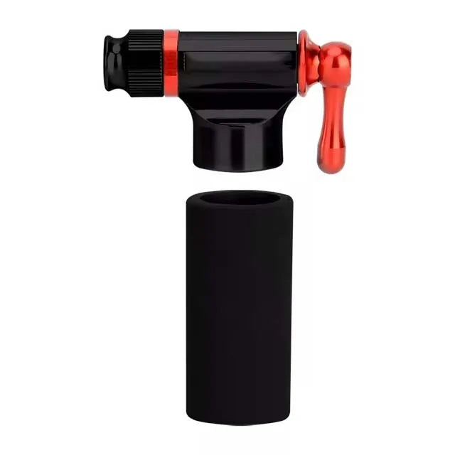 16G Mini CO2 Bike Pump High-Pressure 130-160PSI Aluminum Alloy Hand Pump Schrader/Presta Valve Portable Emergency Bicycle
